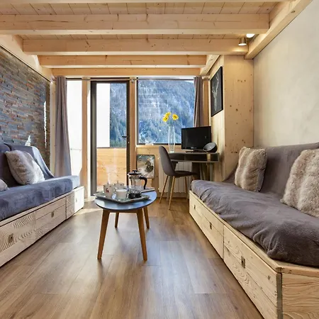شقة Grand Roc C411 From Slopes 280m, Mont-blanc View, Parking & Wifi - Happy *